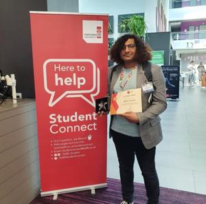 Yumi Verna with her Star Student Placement Officer (SPO) Award.