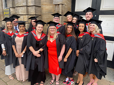 This year's Offender Management cohort pictured together on their graduation day